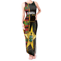 Ghana 1957 Tank Maxi Dress Independence Anniversary Kente Pattern