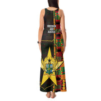 Ghana 1957 Tank Maxi Dress Independence Anniversary Kente Pattern