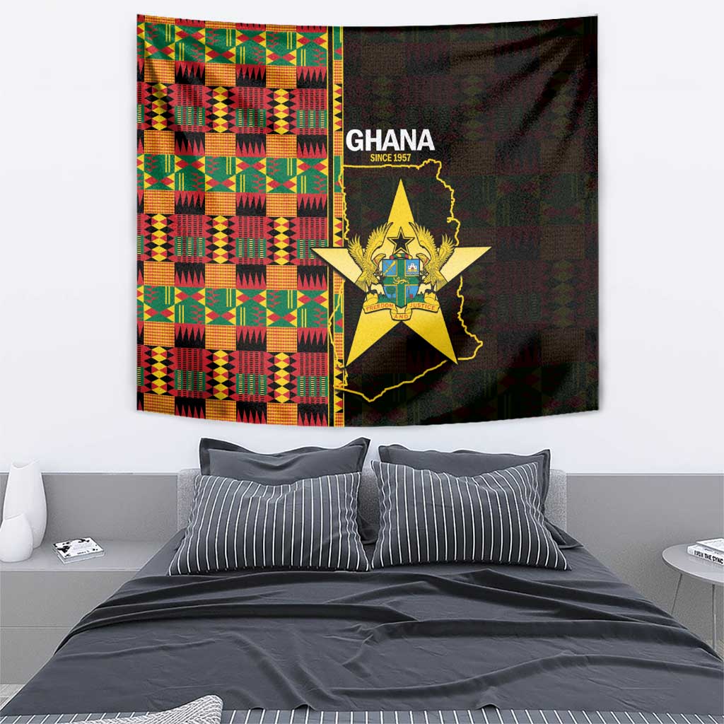 Ghana 1957 Tapestry Independence Anniversary Kente Pattern