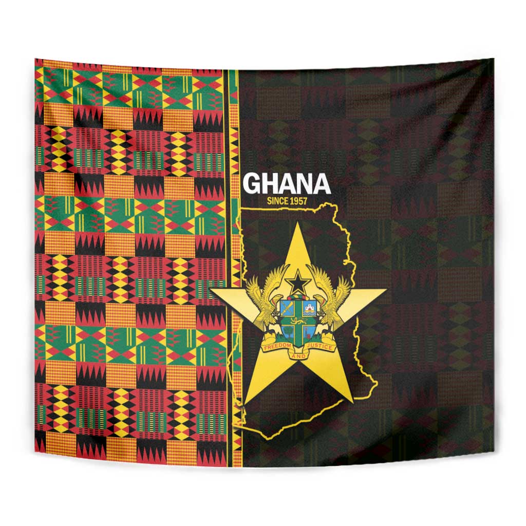 Ghana 1957 Tapestry Independence Anniversary Kente Pattern