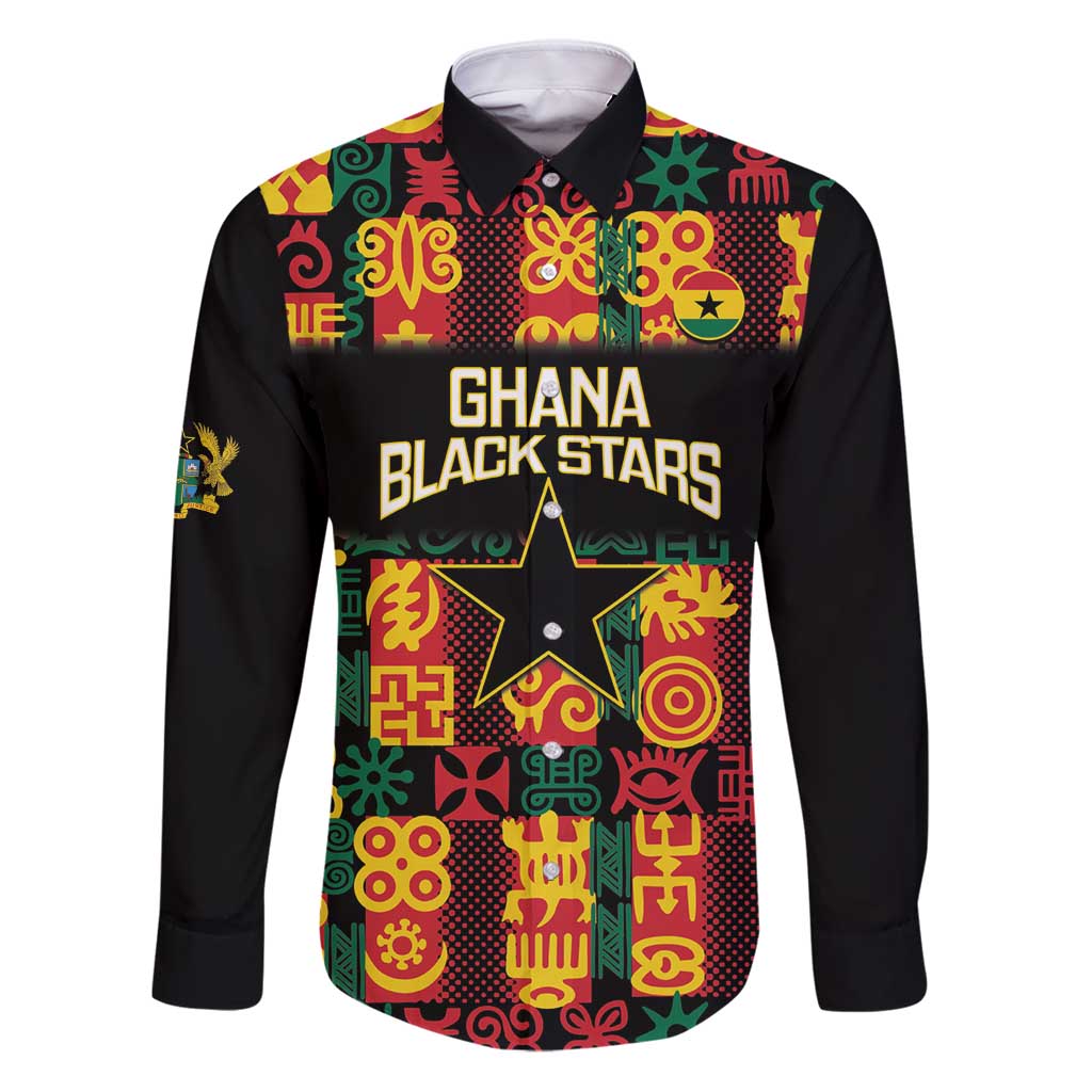 Custom Ghana Football Family Matching Puletasi and Hawaiian Shirt 2025 Go Black Stars Adinkra pattern