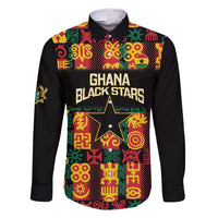 Custom Ghana Football Family Matching Short Sleeve Bodycon Dress and Hawaiian Shirt 2025 Go Black Stars Adinkra pattern