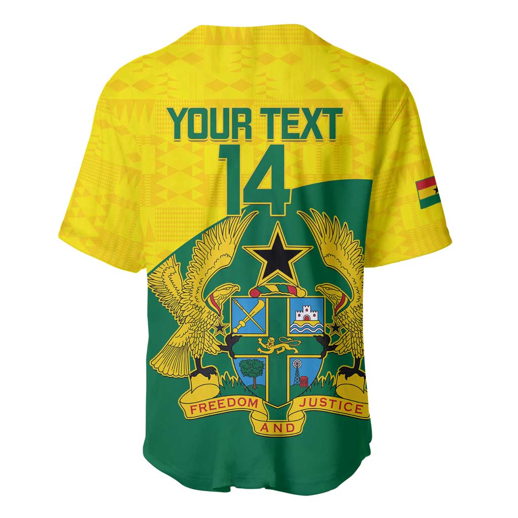 Custom Ghana Cricket Baseball Jersey Go Ghanaian Tawny Eagle