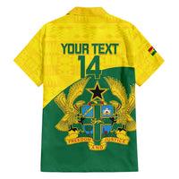 Custom Ghana Cricket Family Matching Tank Maxi Dress and Hawaiian Shirt Go Ghanaian Tawny Eagle