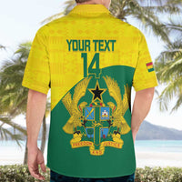 Custom Ghana Cricket Hawaiian Shirt Go Ghanaian Tawny Eagle