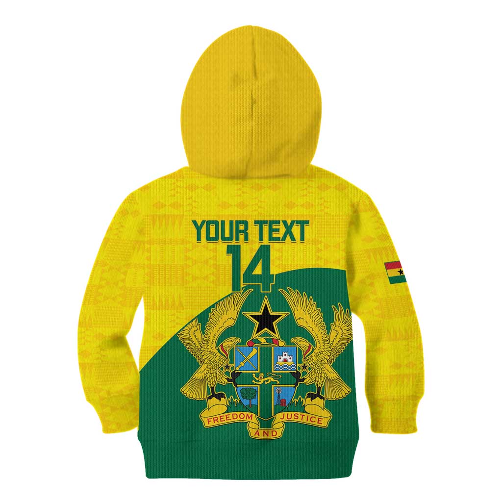 Custom Ghana Cricket Kid Hoodie Go Ghanaian Tawny Eagle