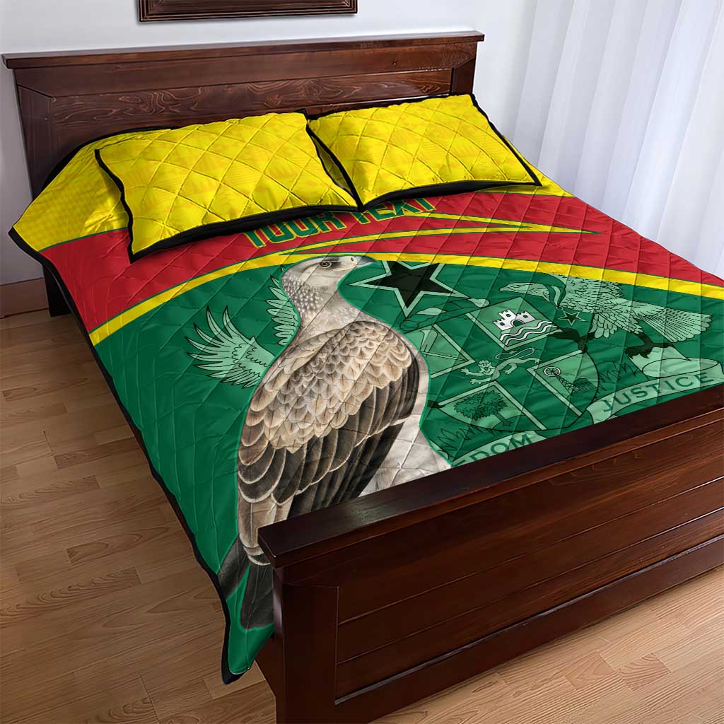 Custom Ghana Cricket Quilt Bed Set Go Ghanaian Tawny Eagle