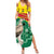 Custom Ghana Cricket Summer Maxi Dress Go Ghanaian Tawny Eagle