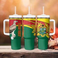 Custom Ghana Cricket Tumbler With Handle Go Ghanaian Tawny Eagle