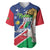 Namibia 1990 Baseball Jersey Independence Anniversary African Pattern