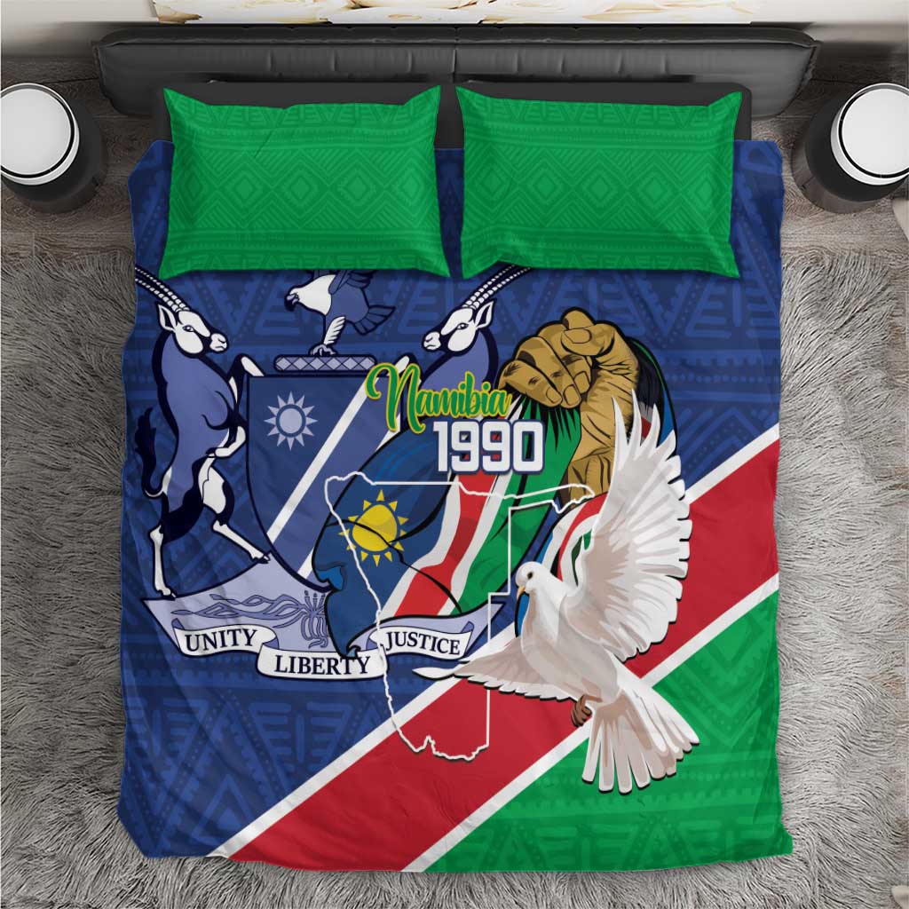 Namibia 1990 Bedding Set Independence Anniversary African Pattern