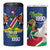 Namibia 1990 4 in 1 Can Cooler Tumbler Independence Anniversary African Pattern