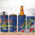 Namibia 1990 4 in 1 Can Cooler Tumbler Independence Anniversary African Pattern