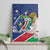 Namibia 1990 Canvas Wall Art Independence Anniversary African Pattern