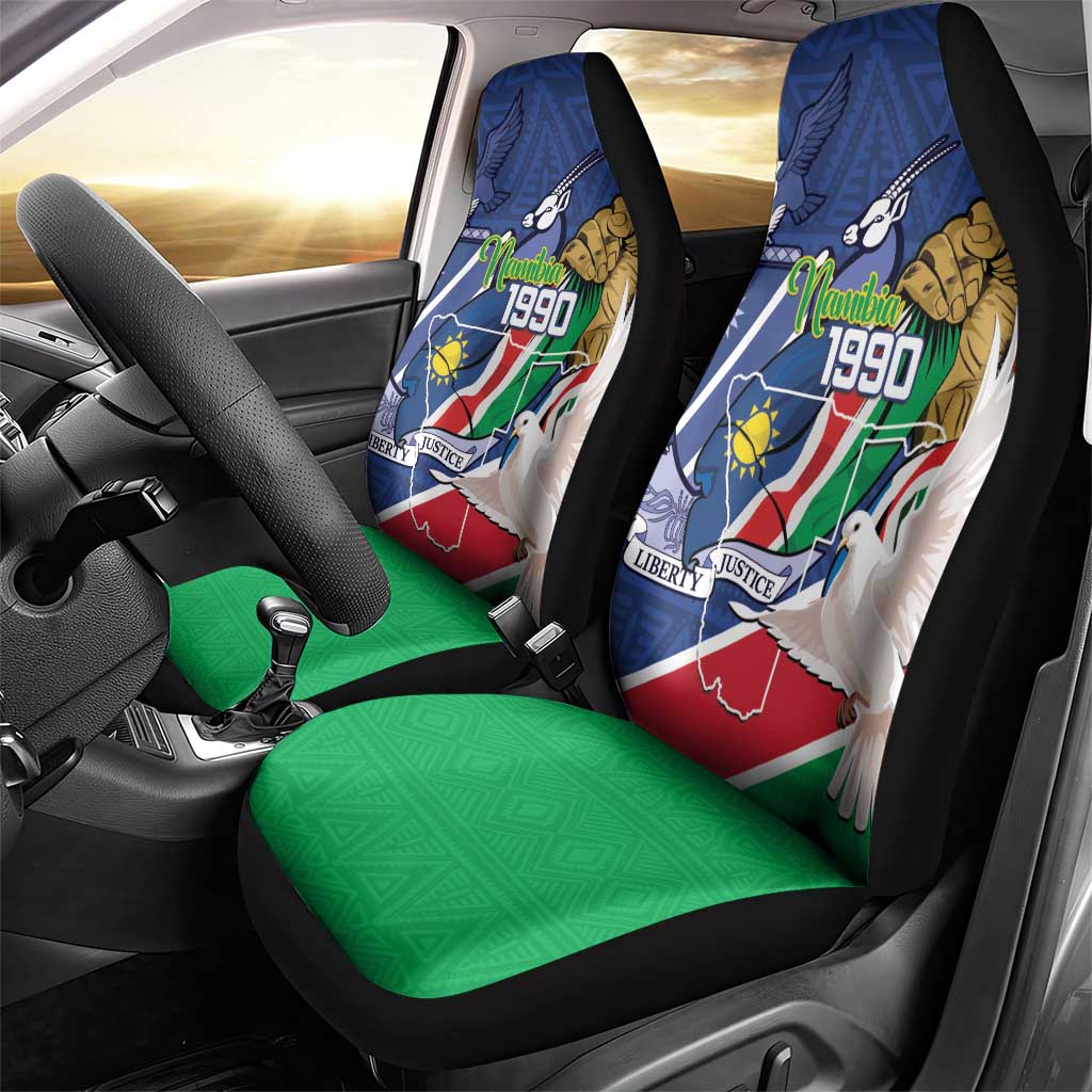 Namibia 1990 Car Seat Cover Independence Anniversary African Pattern