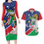 Namibia 1990 Couples Matching Long Sleeve Bodycon Dress and Hawaiian Shirt Independence Anniversary African Pattern