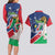 Namibia 1990 Couples Matching Long Sleeve Bodycon Dress and Hawaiian Shirt Independence Anniversary African Pattern