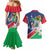 Namibia 1990 Couples Matching Mermaid Dress and Hawaiian Shirt Independence Anniversary African Pattern