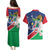 Namibia 1990 Couples Matching Puletasi and Hawaiian Shirt Independence Anniversary African Pattern