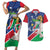 Namibia 1990 Couples Matching Short Sleeve Bodycon Dress and Hawaiian Shirt Independence Anniversary African Pattern