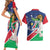 Namibia 1990 Couples Matching Short Sleeve Bodycon Dress and Hawaiian Shirt Independence Anniversary African Pattern