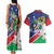 Namibia 1990 Couples Matching Tank Maxi Dress and Hawaiian Shirt Independence Anniversary African Pattern