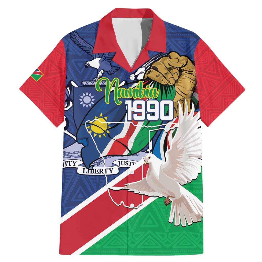 Namibia 1990 Family Matching Mermaid Dress and Hawaiian Shirt Independence Anniversary African Pattern