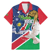 Namibia 1990 Family Matching Mermaid Dress and Hawaiian Shirt Independence Anniversary African Pattern