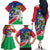 Namibia 1990 Family Matching Off The Shoulder Long Sleeve Dress and Hawaiian Shirt Independence Anniversary African Pattern