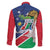 Namibia 1990 Family Matching Puletasi and Hawaiian Shirt Independence Anniversary African Pattern