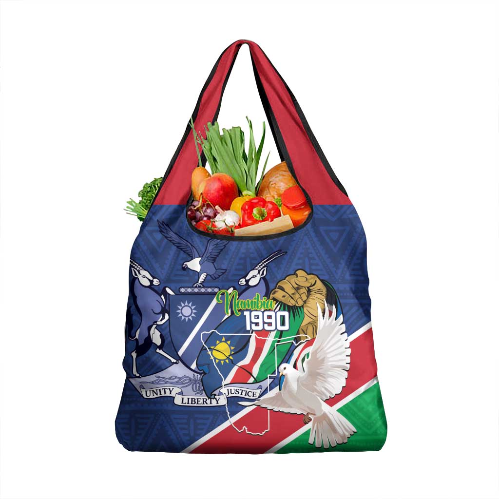 Namibia 1990 Grocery Bag Independence Anniversary African Pattern