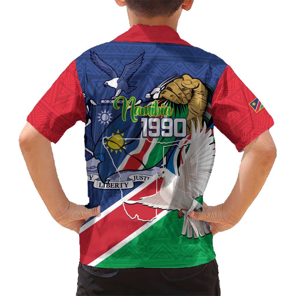 Namibia 1990 Hawaiian Shirt Independence Anniversary African Pattern