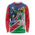 Namibia 1990 Long Sleeve Shirt Independence Anniversary African Pattern