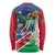Namibia 1990 Long Sleeve Shirt Independence Anniversary African Pattern