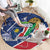 Namibia 1990 Round Carpet Independence Anniversary African Pattern
