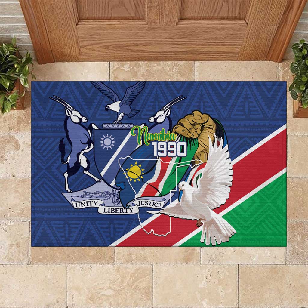 Namibia 1990 Rubber Doormat Independence Anniversary African Pattern