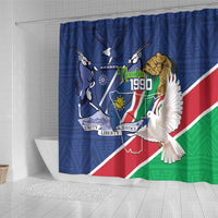 Namibia 1990 Shower Curtain Independence Anniversary African Pattern