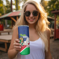 Namibia 1990 Skinny Tumbler Independence Anniversary African Pattern