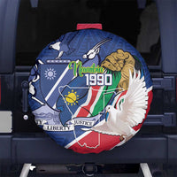 Namibia 1990 Spare Tire Cover Independence Anniversary African Pattern