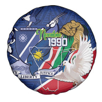Namibia 1990 Spare Tire Cover Independence Anniversary African Pattern