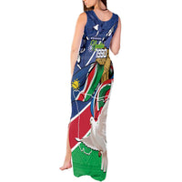 Namibia 1990 Tank Maxi Dress Independence Anniversary African Pattern