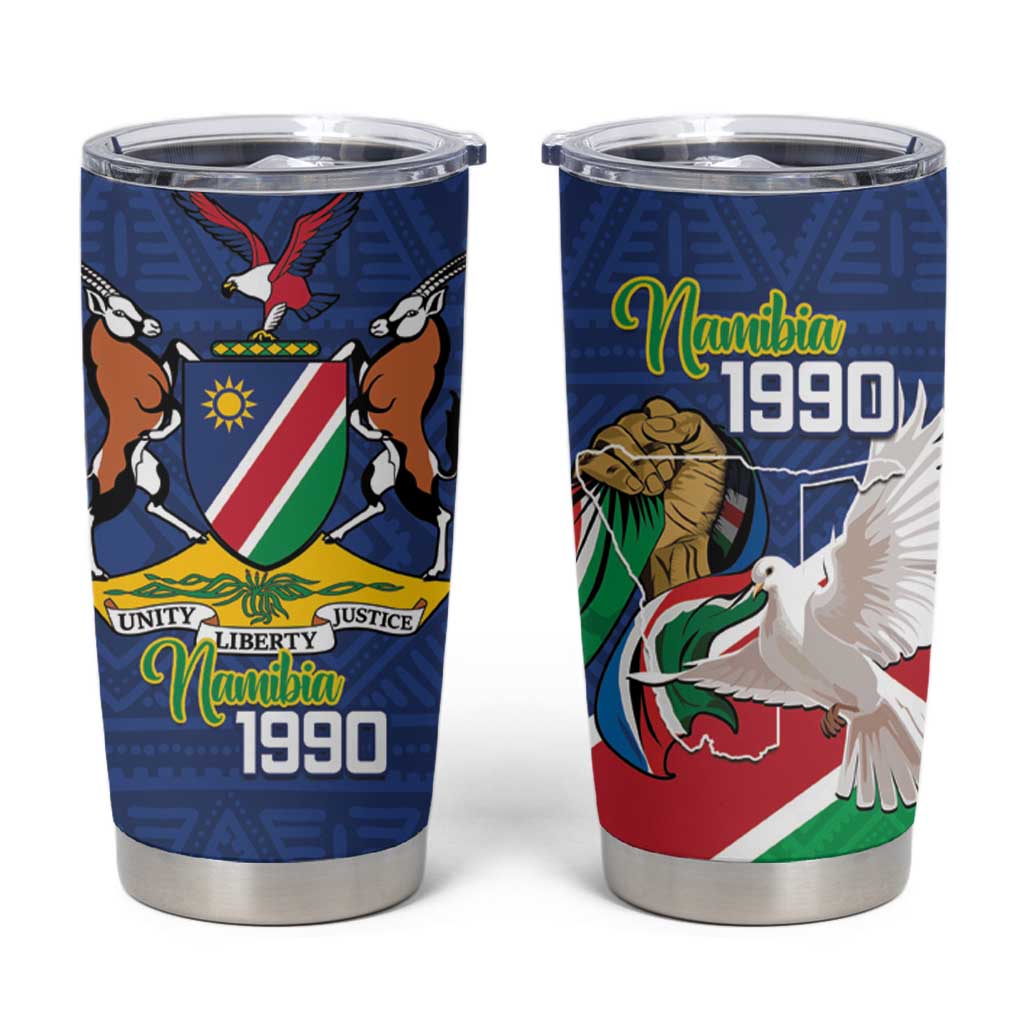 Namibia 1990 Tumbler Cup Independence Anniversary African Pattern
