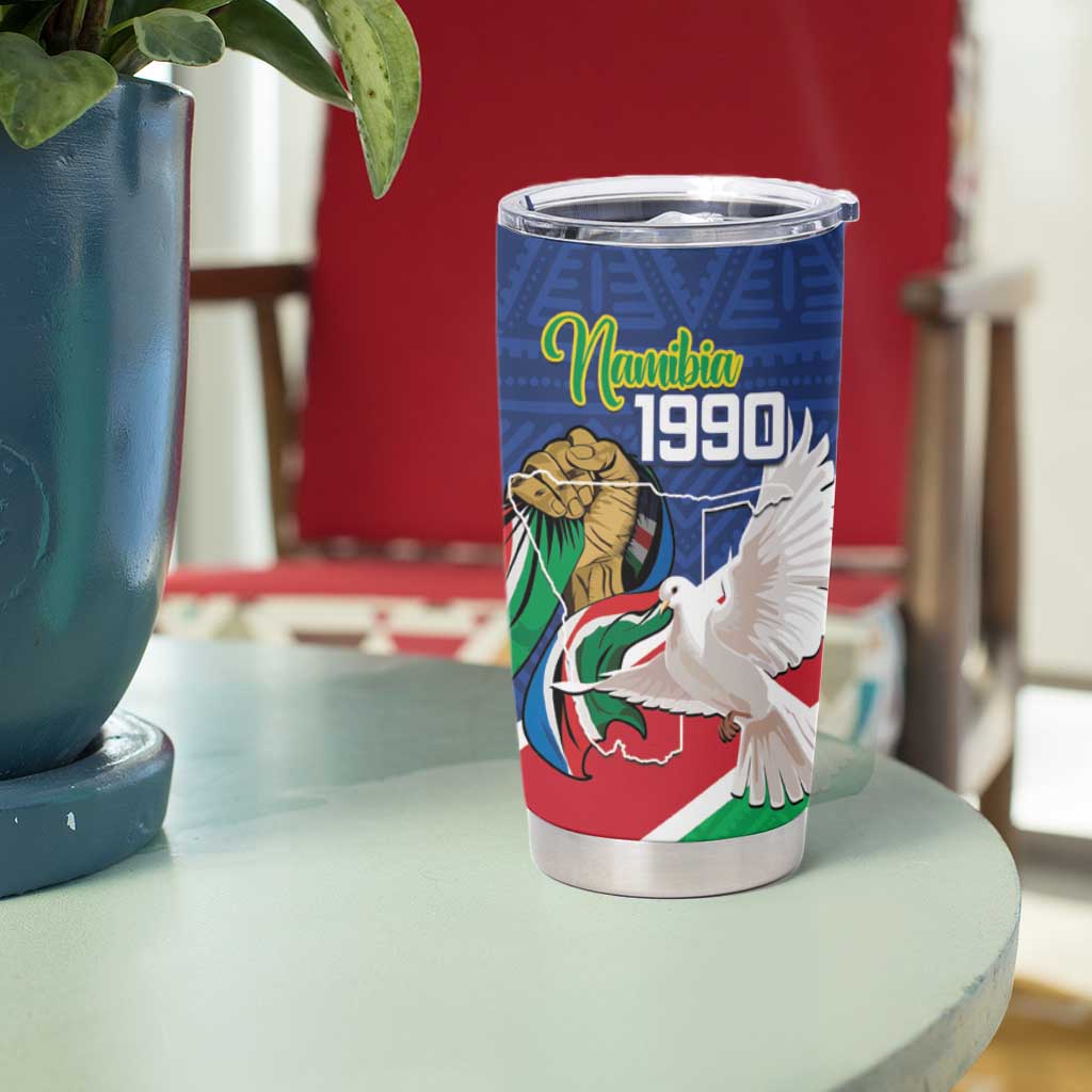 Namibia 1990 Tumbler Cup Independence Anniversary African Pattern
