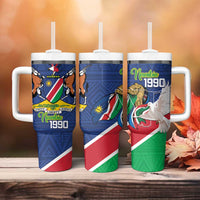Namibia 1990 Tumbler With Handle Independence Anniversary African Pattern