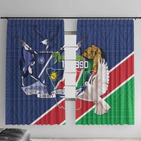 Namibia 1990 Window Curtain Independence Anniversary African Pattern