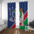 Namibia 1990 Window Curtain Independence Anniversary African Pattern