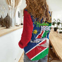 Namibia 1990 Women Casual Shirt Independence Anniversary African Pattern