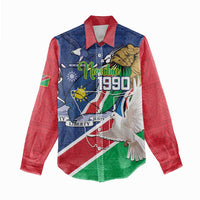 Namibia 1990 Women Casual Shirt Independence Anniversary African Pattern