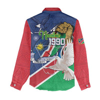 Namibia 1990 Women Casual Shirt Independence Anniversary African Pattern