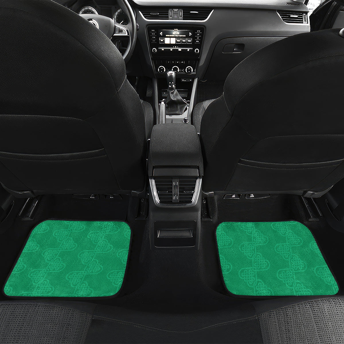 United States And Ireland Car Mats USA Eagle With Irish Celtic Cross - Wonder Print Shop